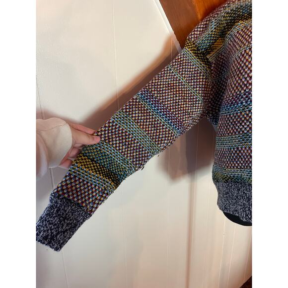 Rag & Bone Willow Rainbow Merino Wool Crewneck Sweater sz M - Picture 4 of 10